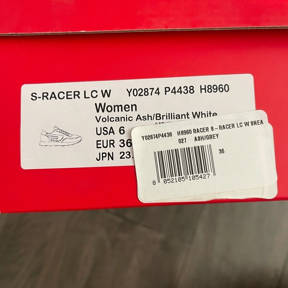 Diesel S-Racer Volcanic Ash Brilliant White Size 6 sneakers - Picture 11 of 11